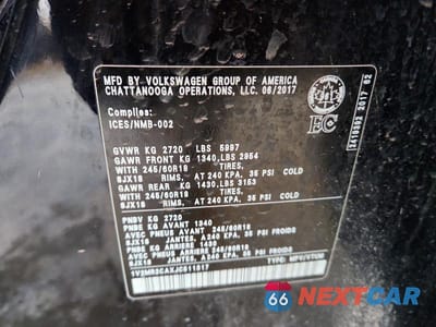 Zdjęcie 13 z 13 samochodu: 2018 VOLKSWAGEN ATLAS SEL VIN:1V2MR2CAXJC511317 - miniatura