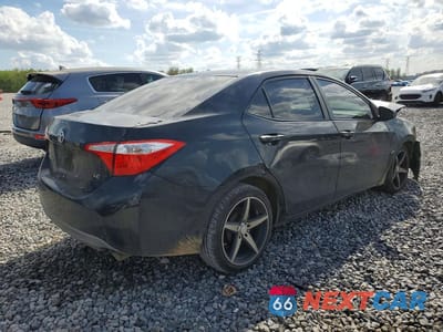 Trzecie zdjęcie samochodu z tyłu: 2016 TOYOTA COROLLA LE VIN:2T1BURHE6GC642188 - miniatura