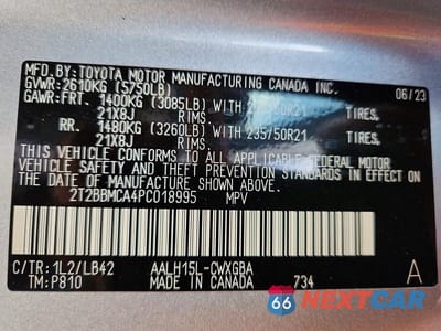 Zdjęcie 14 z 14 samochodu: 2023 LEXUS RX 350H PREMIUM+ VIN:2T2BBMCA4PC018995 - miniatura
