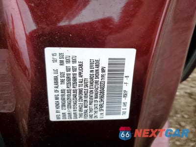 Zdjęcie 14 z 14 samochodu: 2016 HONDA ODYSSEY TOURING VIN:5FNRL5H96GB048323 - miniatura