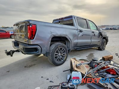 Trzecie zdjęcie samochodu z tyłu: 2021 GMC SIERRA K1500 AT4 VIN:1GTU9EET4MZ279560 - miniatura