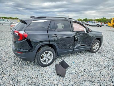 Trzecie zdjęcie samochodu z tyłu: 2022 GMC TERRAIN SLE VIN:3GKALTEV7NL136433 - miniatura