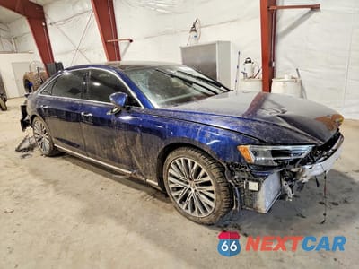 Czwarte zdjęcie samochodu z boku: 2019 AUDI A8 L VIN:WAU8DAF81KN021100 - miniatura