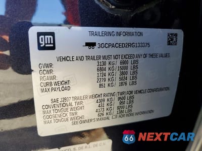 Zdjęcie 12 z 12 samochodu: 2024 CHEVROLET SILVERADO C1500 LT VIN:3GCPACED2RG133375 - miniatura