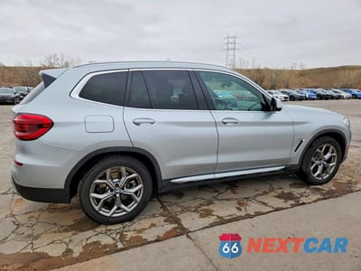 Trzecie zdjęcie samochodu z tyłu: 2021 BMW X3 XDRIVE30I VIN:5UXTY5C05M9E20788 - miniatura