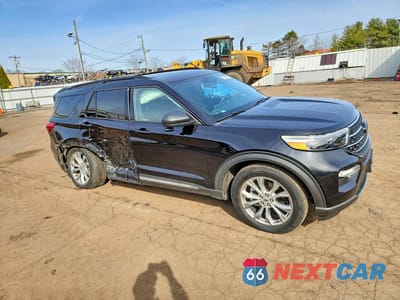 Czwarte zdjęcie samochodu z boku: 2020 FORD EXPLORER XLT VIN:1FMSK8DH4LGB79183 - miniatura