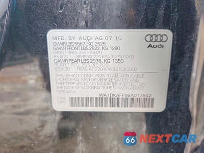 Zdjęcie 14 z 14 samochodu: 2011 AUDI Q5 PREMIUM PLUS VIN:WA1DKAFP9BA013942 - miniatura