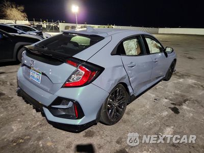 Trzecie zdjęcie samochodu z tyłu: 2020 HONDA CIVIC SPORT VIN:SHHFK7G49LU218397 - miniatura