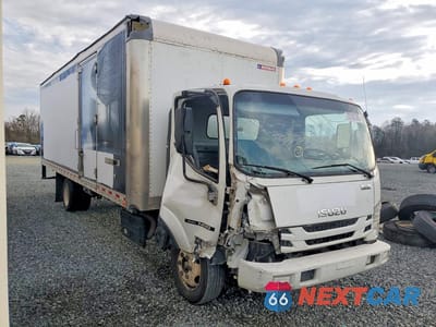 Czwarte zdjęcie samochodu z boku: 2021 ISUZU NRR BOX TRUCK VIN:JALE5W166M7300893 - miniatura