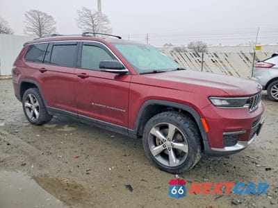 Czwarte zdjęcie samochodu z boku: 2021 JEEP GRAND CHEROKEE L LIMITED VIN:1C4RJKBG9M8108392 - miniatura
