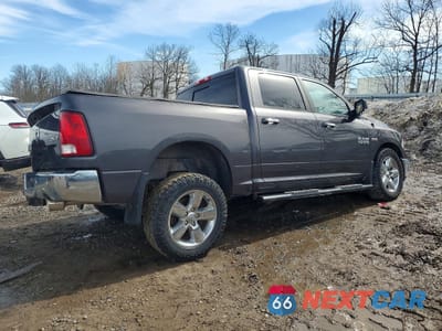 Trzecie zdjęcie samochodu z tyłu: 2018 RAM TRUCKS 1500 SLT VIN:1C6RR7LT7JS329710 - miniatura