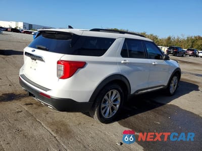 Trzecie zdjęcie samochodu z tyłu: 2021 FORD EXPLORER XLT VIN:1FMSK7DHXMGA68407 - miniatura