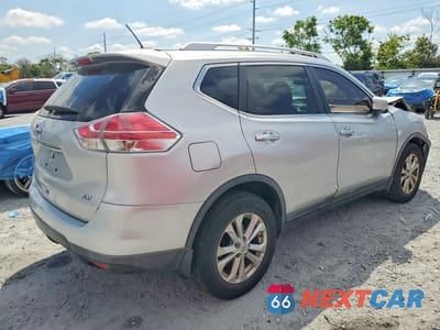 Trzecie zdjęcie samochodu z tyłu: 2015 NISSAN ROGUE SV VIN:KNMAT2MT5FP510887 - miniatura