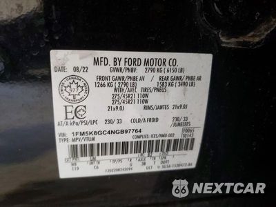 Zdjęcie 13 z 13 samochodu: 2022 FORD EXPLORER ST VIN:1FM5K8GC4NGB97764 - miniatura