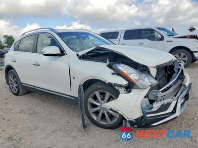 Czwarte zdjęcie samochodu z boku: 2017 INFINITI QX50 BASE VIN:JN1BJ0RP3HM388421 - miniatura