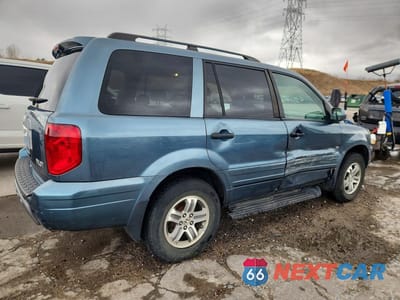 Trzecie zdjęcie samochodu z tyłu: 2005 HONDA PILOT EXL VIN:2HKYF18565H535366 - miniatura