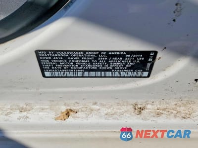 Zdjęcie 12 z 12 samochodu: 2015 VOLKSWAGEN PASSAT S VIN:1VWAS7A36FC013940 - miniatura