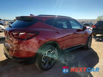 Trzecie zdjęcie samochodu z tyłu: 2019 CHEVROLET BLAZER RS VIN:3GNKBJRS5KS590146 - miniatura