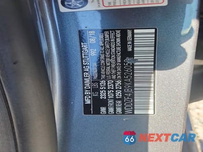Zdjęcie 12 z 12 samochodu: 2019 MERCEDES-BENZ E 300 VIN:WDDZF4JB9KA526059 - miniatura