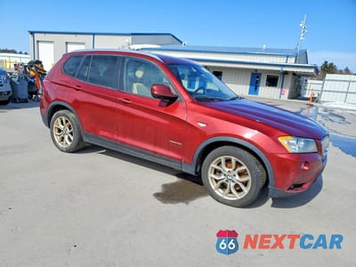 Czwarte zdjęcie samochodu z boku: 2013 BMW X3 XDRIVE35I VIN:5UXWX7C5XDL977428 - miniatura