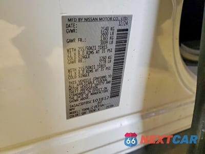 Zdjęcie 14 z 15 samochodu: 2025 NISSAN MURANO PLATINUM VIN:5N1AZ3DT8SC103812 - miniatura
