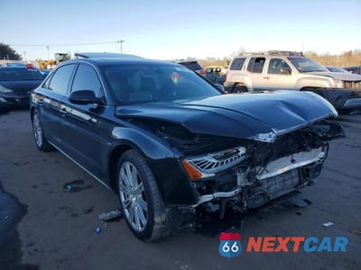 Czwarte zdjęcie samochodu z boku: 2015 AUDI A8 L QUATTRO VIN:WAU32AFD7FN018589 - miniatura