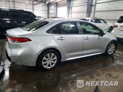 Trzecie zdjęcie samochodu z tyłu: 2020 TOYOTA COROLLA LE VIN:JTDEPRAE8LJ041409 - miniatura