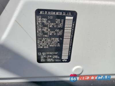 Zdjęcie 13 z 14 samochodu: 2022 INFINITI QX80 SENSORY VIN:JN8AZ2BF8N9741897 - miniatura