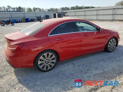 Trzecie zdjęcie samochodu z tyłu: 2018 MERCEDES-BENZ CLA 250 4MATIC VIN:WDDSJ4GB5JN651459 - miniatura