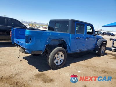 Trzecie zdjęcie samochodu z tyłu: 2020 JEEP GLADIATOR SPORT VIN:1C6HJTAG2LL187622 - miniatura