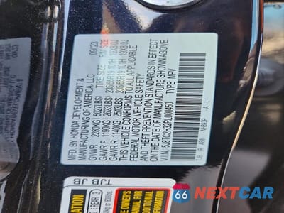 Zdjęcie 13 z 13 samochodu: 2024 ACURA RDX VIN:5J8TC2H32RL000450 - miniatura