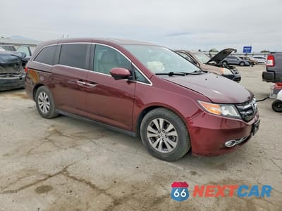 Czwarte zdjęcie samochodu z boku: 2017 HONDA ODYSSEY LX VIN:5FNRL5H68HB026556 - miniatura