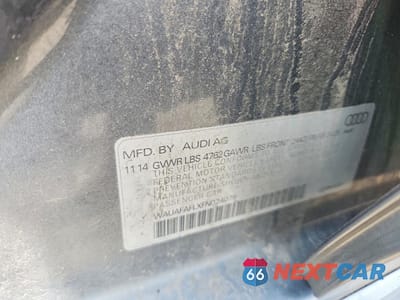 Zdjęcie 13 z 13 samochodu: 2015 AUDI A4 PREMIUM VIN:WAUAFAFLXFN024079 - miniatura