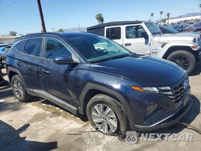 Czwarte zdjęcie samochodu z boku: 2024 HYUNDAI TUCSON HYBRID BLUE VIN:KM8JBCD10RU202728 - miniatura