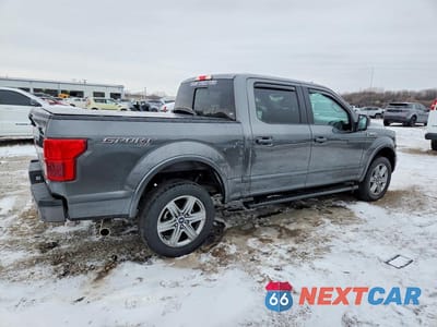 Trzecie zdjęcie samochodu z tyłu: 2018 FORD F150 SUPERCREW VIN:1FTEW1EG2JFD94308 - miniatura