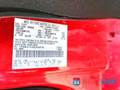 Zdjęcie 13 z 13 samochodu: 2002 FORD EXPEDITION EDDIE BAUER VIN:1FMRU17L62LA44776 - miniatura