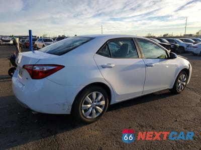 Trzecie zdjęcie samochodu z tyłu: 2015 TOYOTA COROLLA LE VIN:2T1BURHE9FC453906 - miniatura