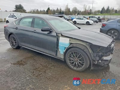 Czwarte zdjęcie samochodu z boku: 2018 GENESIS G80 3.3T SPORT VIN:KMHGN4JB4JU252976 - miniatura
