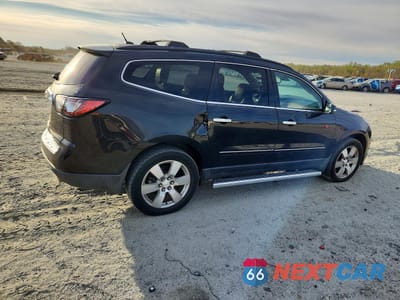 Trzecie zdjęcie samochodu z tyłu: 2015 CHEVROLET TRAVERSE LTZ VIN:1GNKVJKD6FJ217059 - miniatura