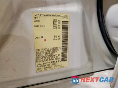 Zdjęcie 12 z 12 samochodu: 2015 NISSAN ALTIMA 2.5 S VIN:1N4AL3AP7FN395885 - miniatura