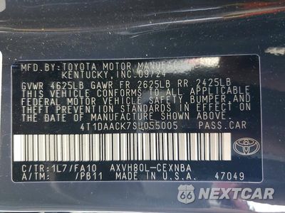 Zdjęcie 13 z 13 samochodu: 2025 TOYOTA CAMRY LE VIN:4T1DAACK7SU055005 - miniatura