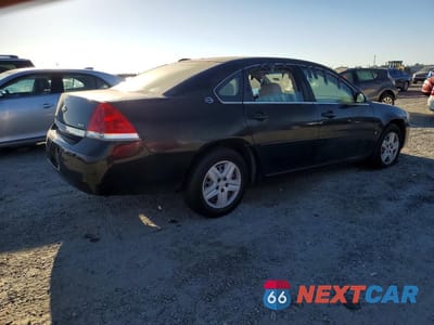 Trzecie zdjęcie samochodu z tyłu: 2007 CHEVROLET IMPALA LS VIN:2G1WB55K779157187 - miniatura