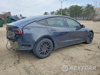 Trzecie zdjęcie samochodu z tyłu: 2024 TESLA MODEL 3 VIN:5YJ3E1EB8RF754390 - miniatura
