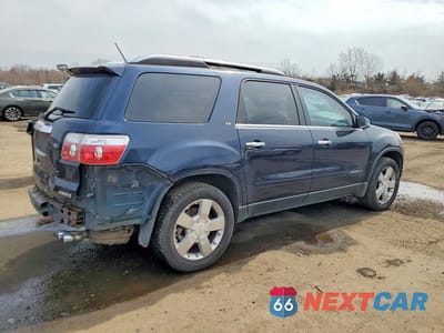 Trzecie zdjęcie samochodu z tyłu: 2007 GMC ACADIA SLT-2 VIN:1GKEV33797J129364 - miniatura
