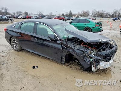 Czwarte zdjęcie samochodu z boku: 2021 HONDA ACCORD HYBRID VIN:1HGCV3F19MA017736 - miniatura