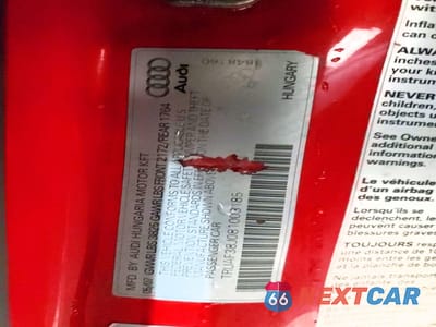 Zdjęcie 12 z 12 samochodu: 2008 AUDI TT 2.0T VIN:TRUAF38J081003185 - miniatura