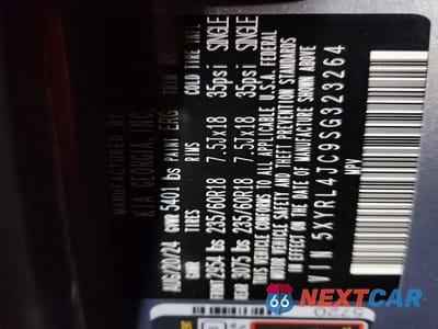 Zdjęcie 14 z 14 samochodu: 2025 KIA SORENTO S VIN:5XYRL4JC9SG323264 - miniatura