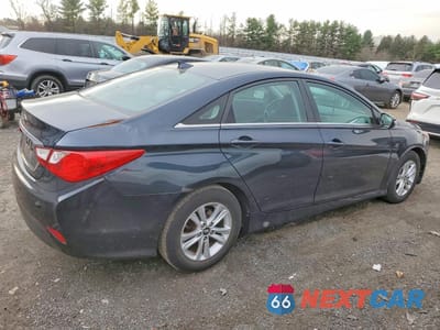 Trzecie zdjęcie samochodu z tyłu: 2014 HYUNDAI SONATA GLS VIN:5NPEB4ACXEH860269 - miniatura