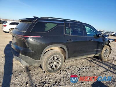 Trzecie zdjęcie samochodu z tyłu: 2025 CHEVROLET TRAVERSE LT VIN:1GNEVGRS7SJ293534 - miniatura