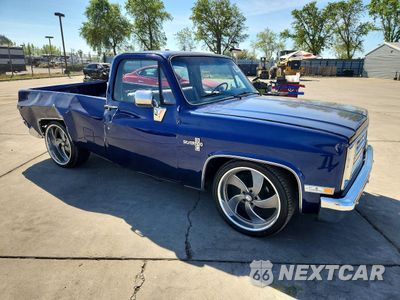 Czwarte zdjęcie samochodu z boku: 1986 CHEVROLET C10 VIN:1GCDC14F8GJ104592 - miniatura